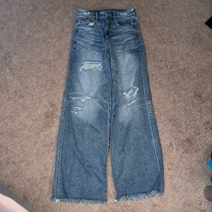 AE wide leg jeans